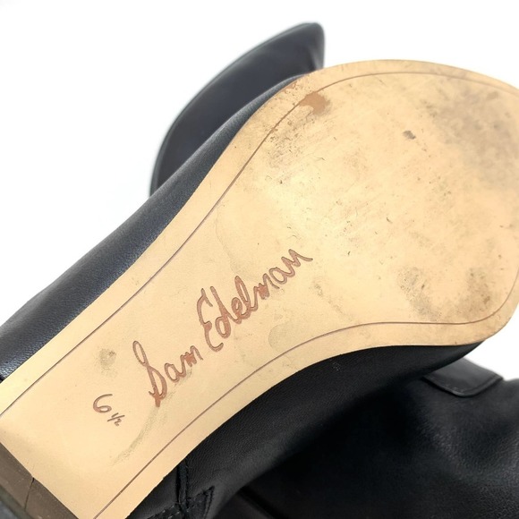 SAM EDELMAN goat leather pointed toe ankle boots - Picture 12 of 13